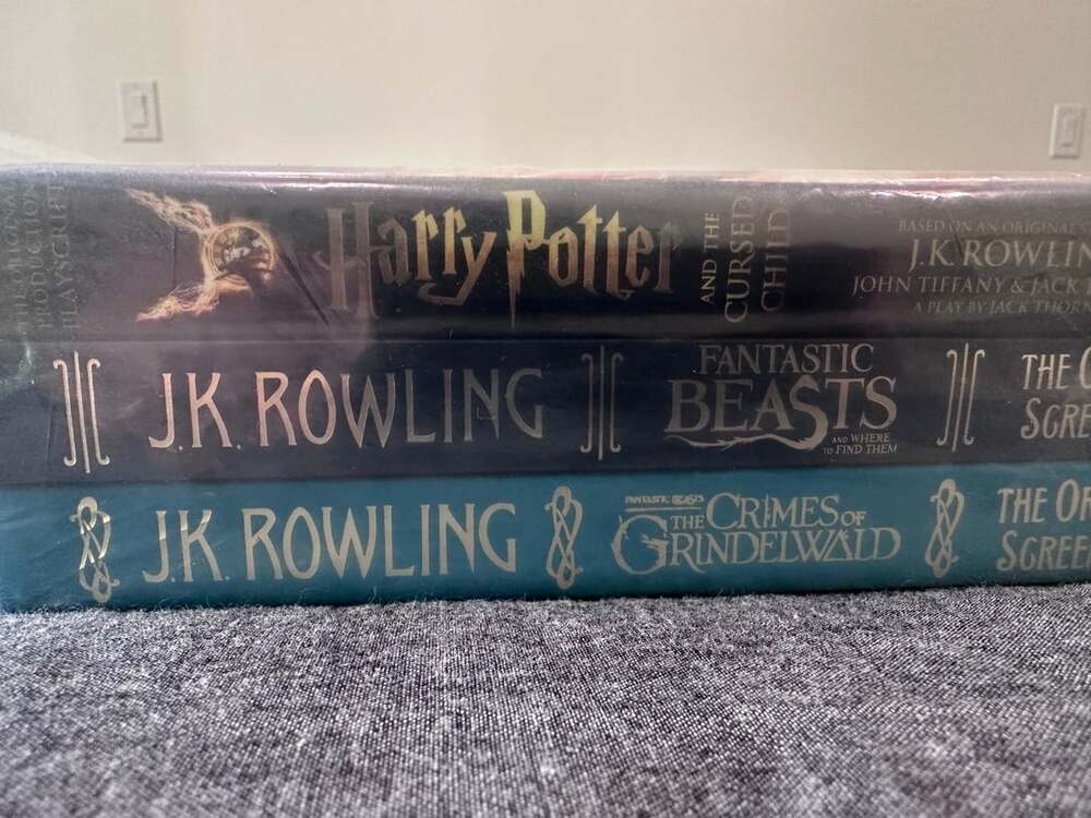 J.K. Rowling Harry Potter Cursed Child, Fantastic Beasts, Crimes of Grindelwald